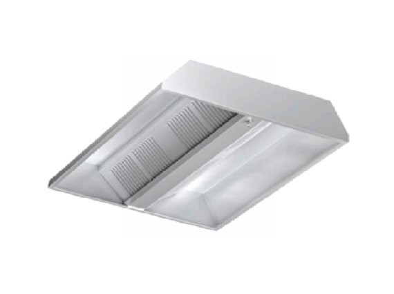 Cappa centrale cm.180x220 senza motore, con e senza illuminazione LED